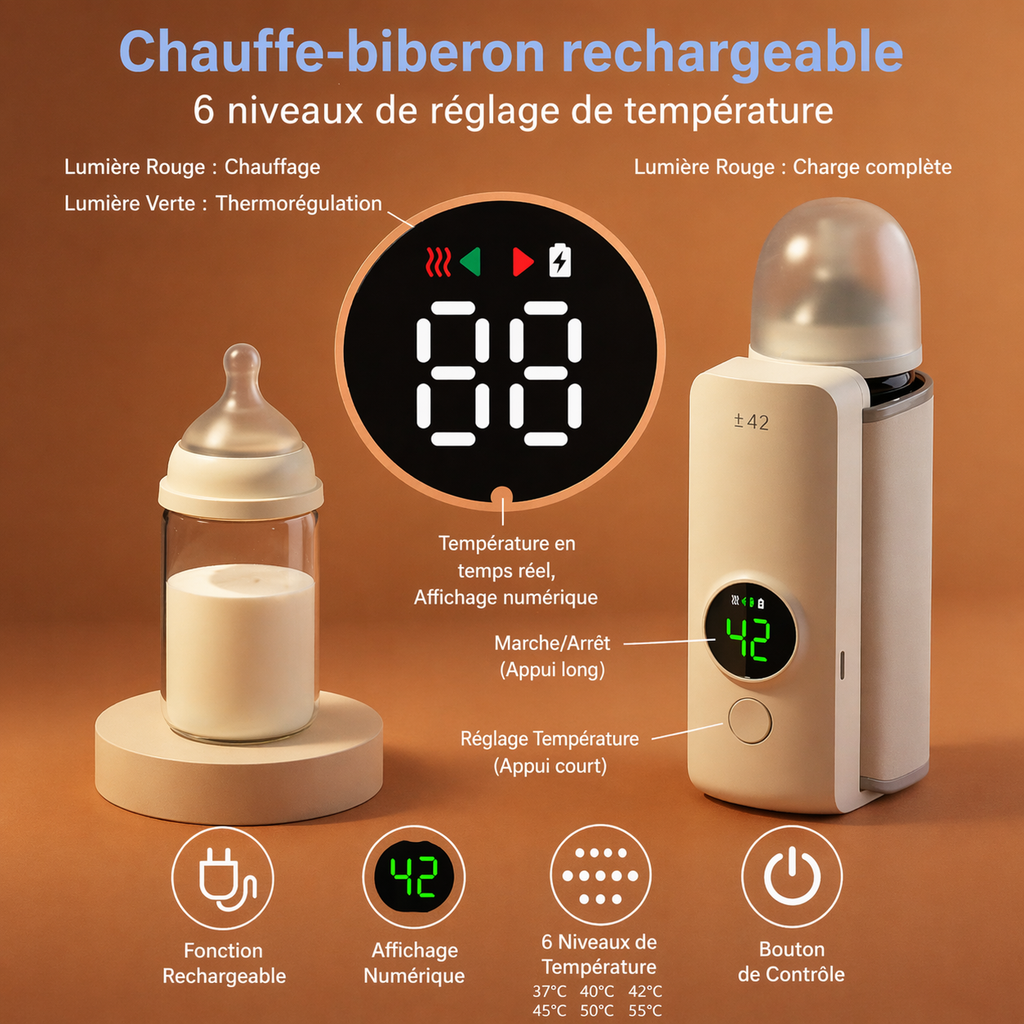 CHAUFFE BIBERON PORTABLE SYMEBABIES™