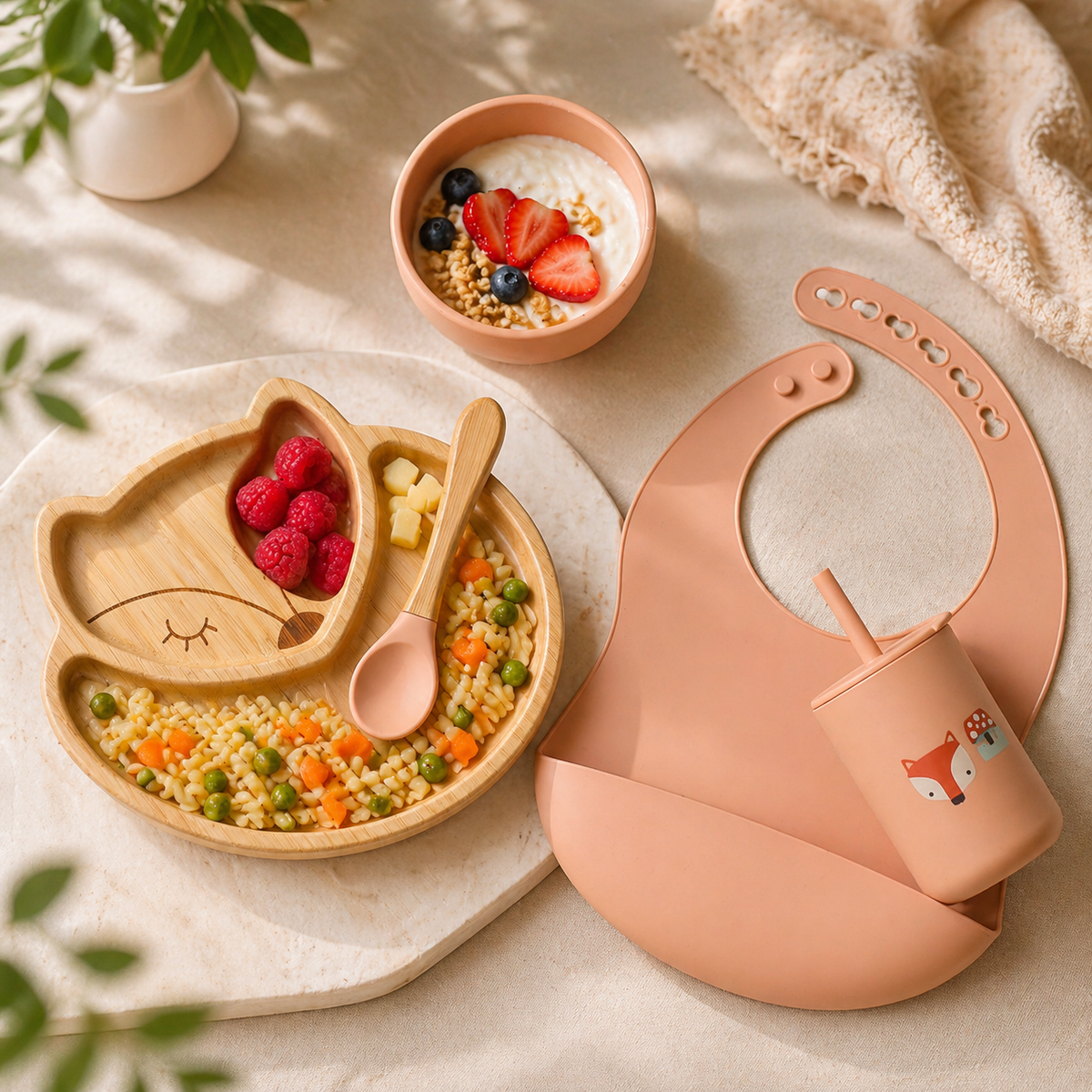 ASSIETTE VENTOUSE EN BOIS